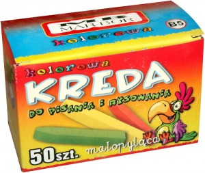KREDA SZKOLNA KOLOR 50SZT.KB6-0077