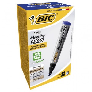 BIC Marking 2300 Ecolutions Marker niebieski ścięta końcówka 1 szt
