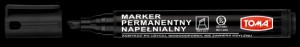MARKER PERMANENTNY TO-221 CZARNY ŚCIĘTY