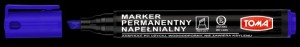 MARKER PERMANENTNY TO-221 NIEBIESKI ŚCIĘTY