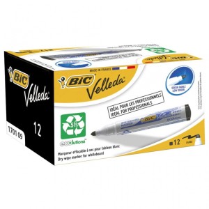 BIC Velleda Ecolutions 1701 Marker suchościeralny czarny 1 szt