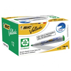 BIC Velleda ECOlutions 1701 Marker suchościeralny zielony 1 szt