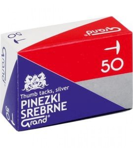 PINEZKI GRAND G50 SREBRNE /1 OP-50szt