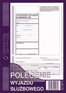 Polecenie wyjazdu służbowego
