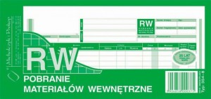 RW Pobranie materiałów wewnętrzne