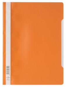 SKOROSZYT A4 PP PVC POMARAŃCZOWY