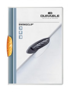 SKOROSZYT ZACISKOWY SWINGCLIP A4 POMARAŃCZOWY 30K