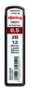 TIKKY GRAFIT POLIMEROWY 2B 0,5mm
