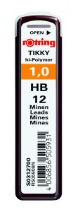 TIKKY GRAFIT POLIMEROWY HB 1mm S0312700