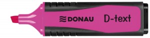 Zakreślacz fluorescencyjny DONAU D-Text, 1-5mm (linia), różowy