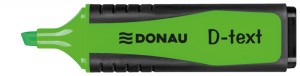 Zakreślacz fluorescencyjny DONAU D-Text, 1-5mm (linia), zielony