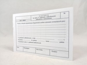 ZLECENIE NA PRACE W GODZ. NADLICZBOWYCH