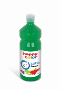 Farba Tempera Premium 1000ml, zielony, Happy Color