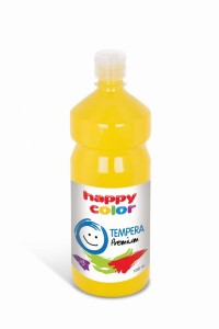 Farba Tempera Premium 1000ml, żółty, Happy Color