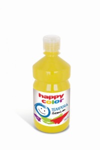 Farba tempera Premium 500ml, cytrynowy, Happy Color