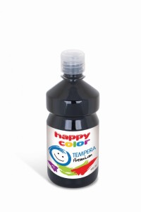 Farba tempera Premium 500ml, czarny, Happy Color