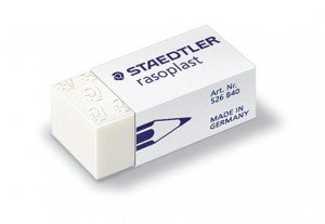 Gumka Rasoplast, 33x16x13 mm, 40 szt. w opk., Staedtler