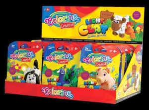 Zestaw magiczna pianka „Farma” – 6 zwierzątek – dispaly 12 szt mix Colorino Kids