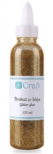 BROKAT W KLEJU 120ml GOLD