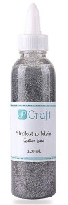 BROKAT W KLEJU 120ml SILVER