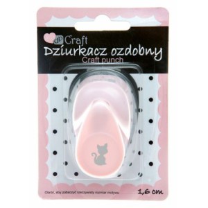 DZIURKACZ OZDOBNY 1,6cm KOT 2