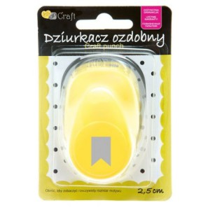 DZIURKACZ OZDOBNY 2,5cm FLAGA
