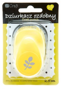 DZIURKACZ OZDOBNY 2,5cm GAŁĄZKA