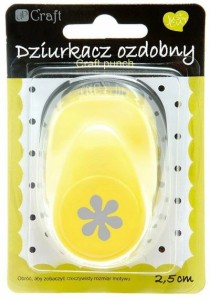 DZIURKACZ OZDOBNY 2,5cm KWIAT