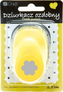 DZIURKACZ OZDOBNY 2,5cm KWIATEK