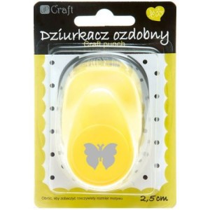 DZIURKACZ OZDOBNY 2,5cm MOTYL 4