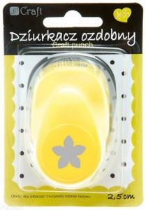 DZIURKACZ OZDOBNY 2,5cm PŁATEK