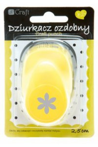 DZIURKACZ OZDOBNY 2,5cm STOKROTKA