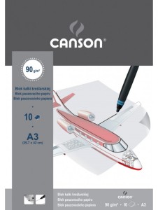 KALKA KREŚLARSKA A3 BLOK 90g 10ark
