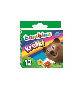 KREDKI ŚWIECOWE BAMBINO 12KOL.STANDARD*
