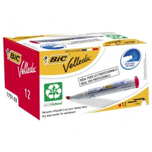 BIC Velleda ECOlutions 1751 Marker suchościeralny czerwony 1 szt