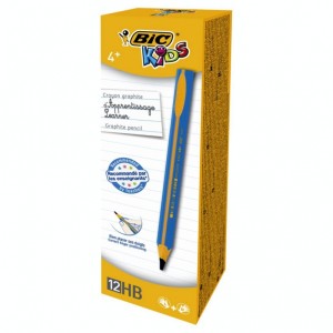 BIC Kids Evolution HB Ołówek dla chłopców bez gumki Pudełko 12 szt