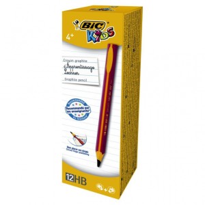 BIC Kids Evolution HB Ołówek dla dziewczyn bez gumki Pudełko 12 szt
