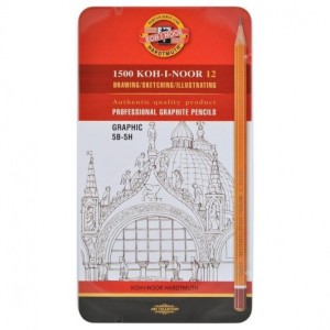 OŁÓWKI TECHNICZNE ZESTAW 1502/III 5B-5H /12/