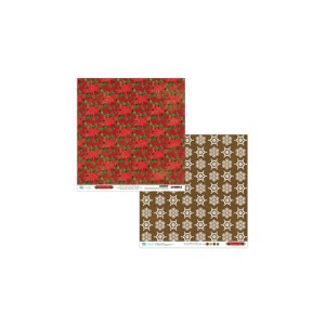 PAPIER DWUSTR. 30,5x30,5cm CHRISTMAS TIME 06 5k