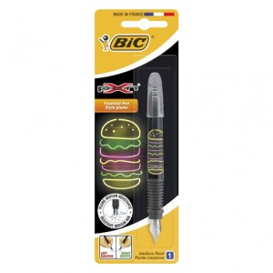 BIC X Pen Decor FP Burger niebieski Blister 1 szt
