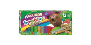 PLASTELINA 12 KOLORÓW BAMBINO STD*