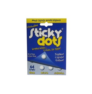 STICKY DOTS KROPKI KLEJU USUWALNE