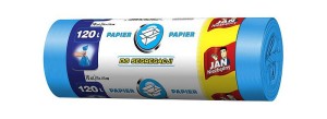 WORKI DO SEGREGACJI 120l NIEBIESKI PAPIER 10szt JN
