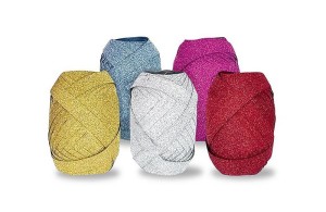 WSTĄŻKA 1cm/20m JUMBO BROKAT MIX