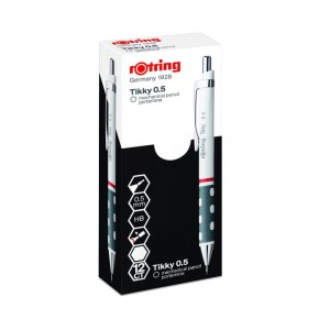 TIKKY III OŁÓWEK MECH. 0,5 BIAŁY KORPUS