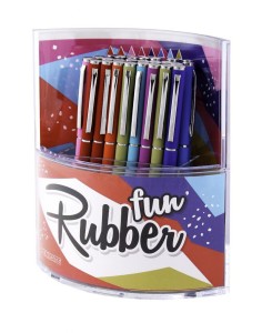 PENMATE DŁUGOPIS FUN RUBBER W DISPLEJU 25 SZT.