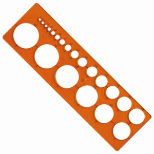 SZABLON DO KREŚLENIA OKRĘGÓW PRATEL 2-36MM