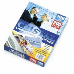 Folia laminacyjna PE arkusz A6 100 mic standard błysk antystatyczna