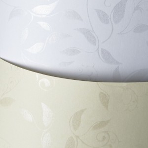 Papier ozdobny Liana biały 50 szt./op. 100g/m2