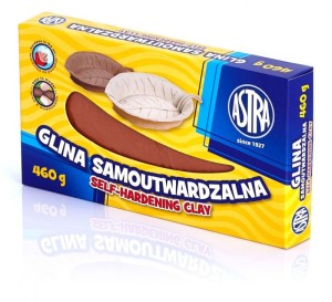 Glina samoutwardzalna Astra 460g - terakota